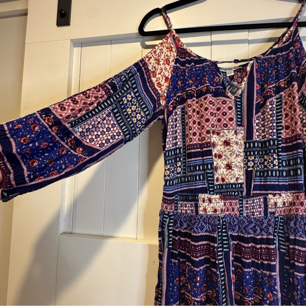 Bohemian Patchwork Dress - Picture 2 of 7